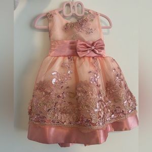 Beautifull Pink Dress for Baby Girl size 12-18m